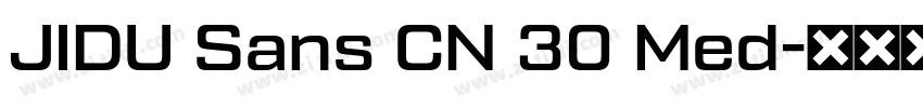JIDU Sans CN 30 Med字体转换